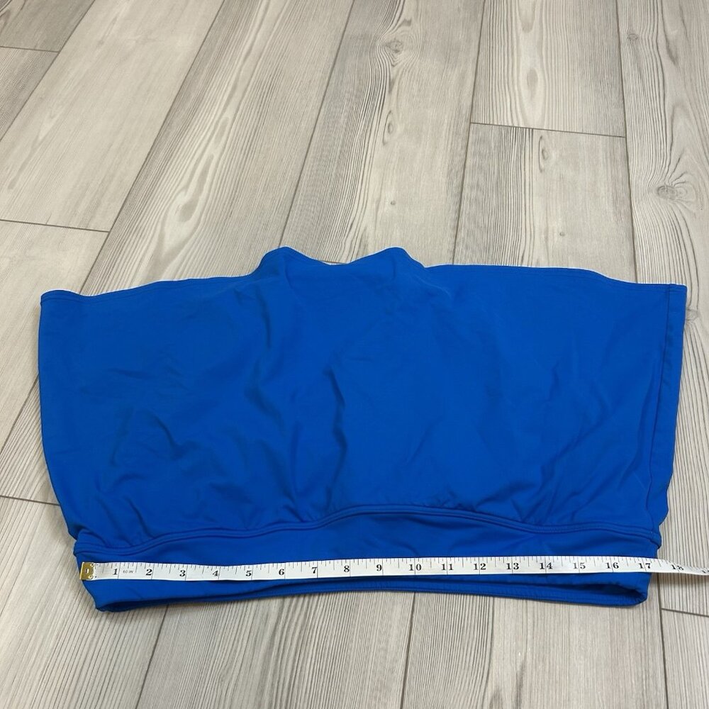 Lands' End Women's Chlorine Resistant Mini Swimwear Skirt Bottoms Blue 16W - Picture 7 of 8